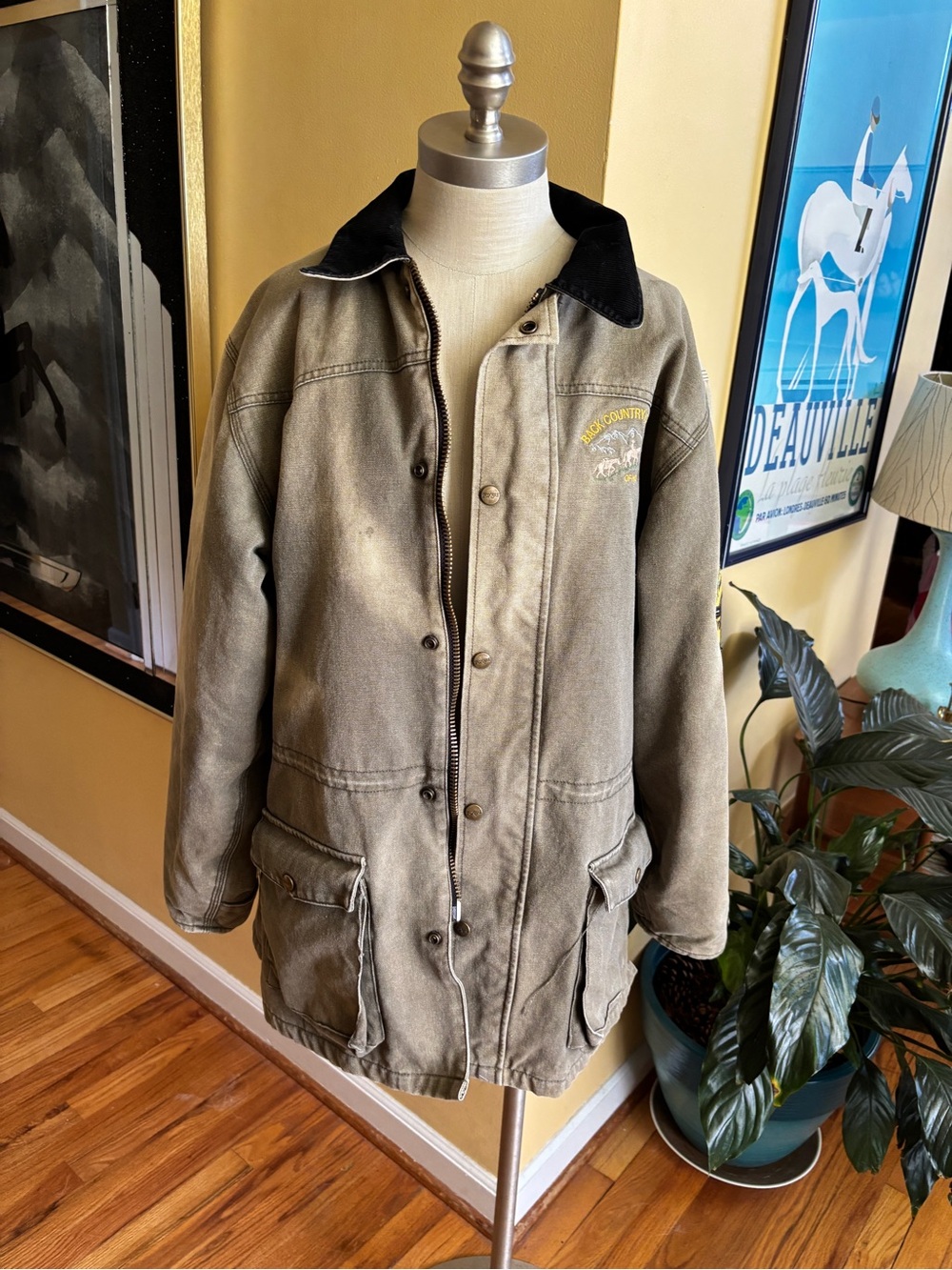 vintage horsemen barn jacket or chore coat